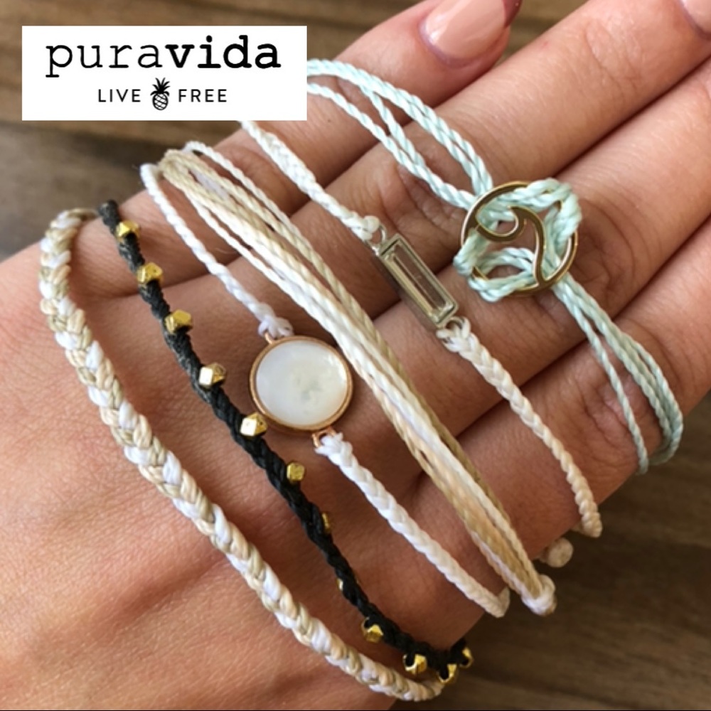 Pack of 7 Pura Vida Bracelets (Brand New)